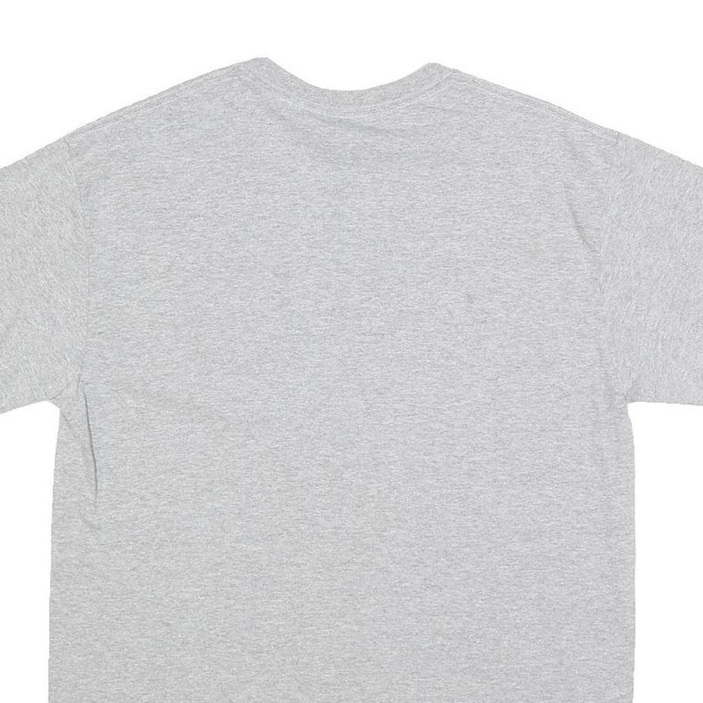 GILDAN Mens Grey University of Alaska Graphic T-Shirt M Short Sleeve Crew Neck