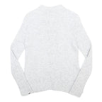 TOMMY HILFIGER Womens Grey Blue Red Wool Blend Patterned Crew Neck Basic Knit