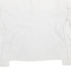 CHAMPION Womens White Jacket M Polyester Zip Casual Lightweight Plain