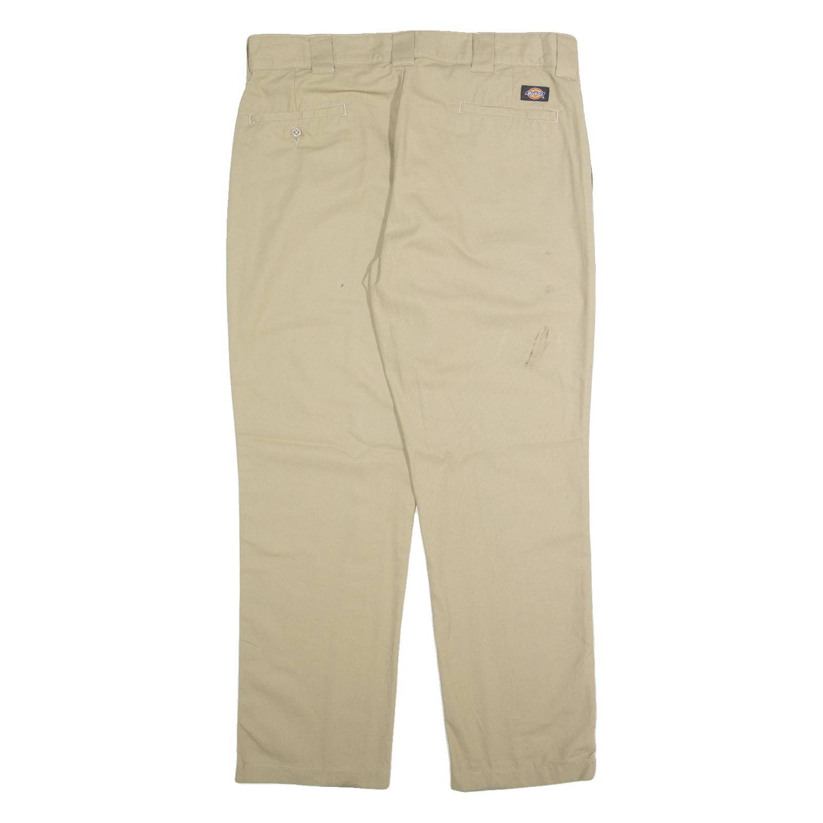DICKIES Chino Mens Trousers Beige Regular Straight W36 L30