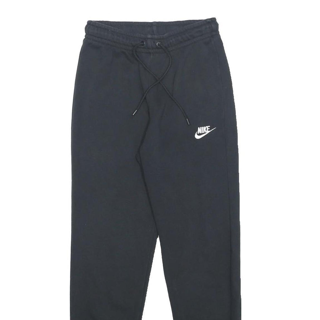 NIKE Womens Joggers Black Slim Tapered XS W22 L26 Casual Sportswear Fleece