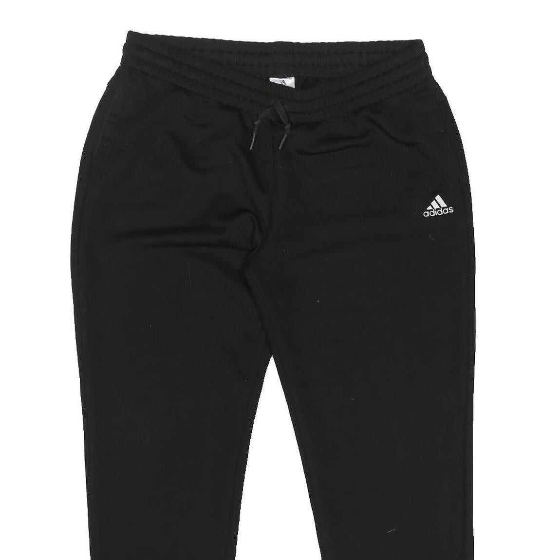 ADIDAS Mens Joggers Black XL W34 L29 Sports Track Pants Relaxed Tapered Fit
