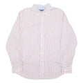 TOMMY HILFIGER Mens Shirt Red Check Long Sleeve L
