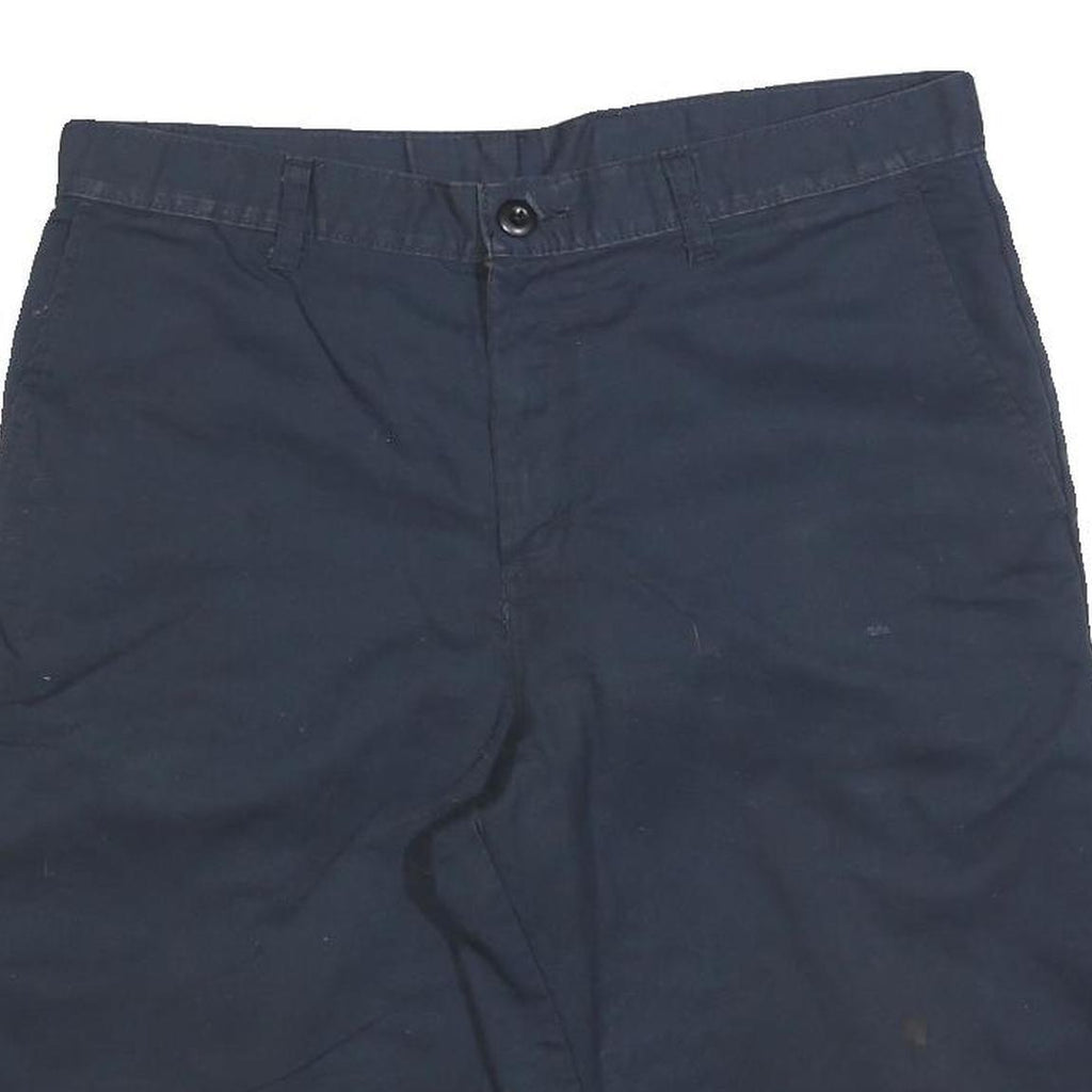 DICKIES Mens Shorts Navy Blue Casual L W34 Workwear Cotton Blend
