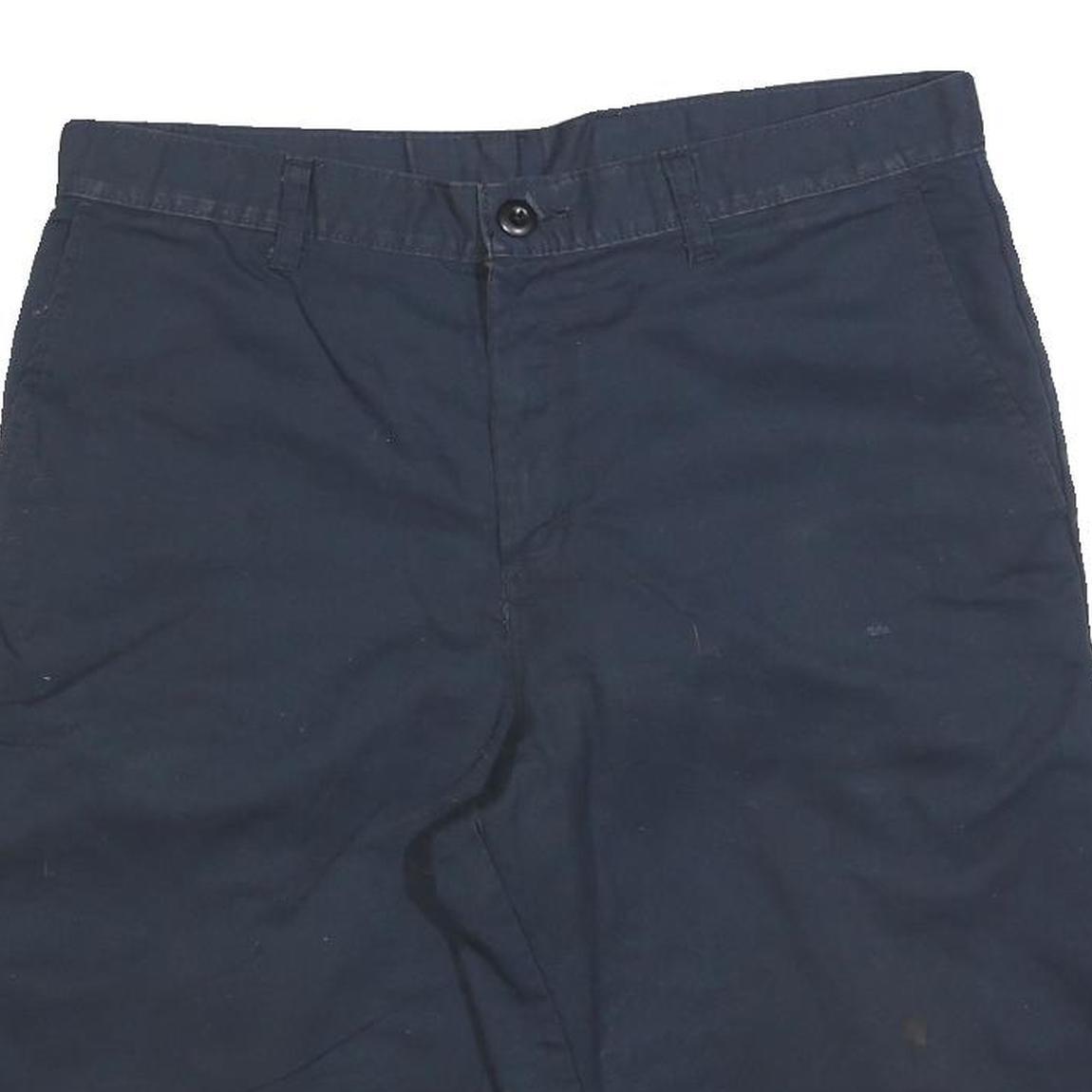 DICKIES Mens Shorts Navy Blue Casual L W34 Workwear Cotton Blend