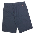 DICKIES Mens Shorts Navy Blue Casual L W34 Workwear Cotton Blend