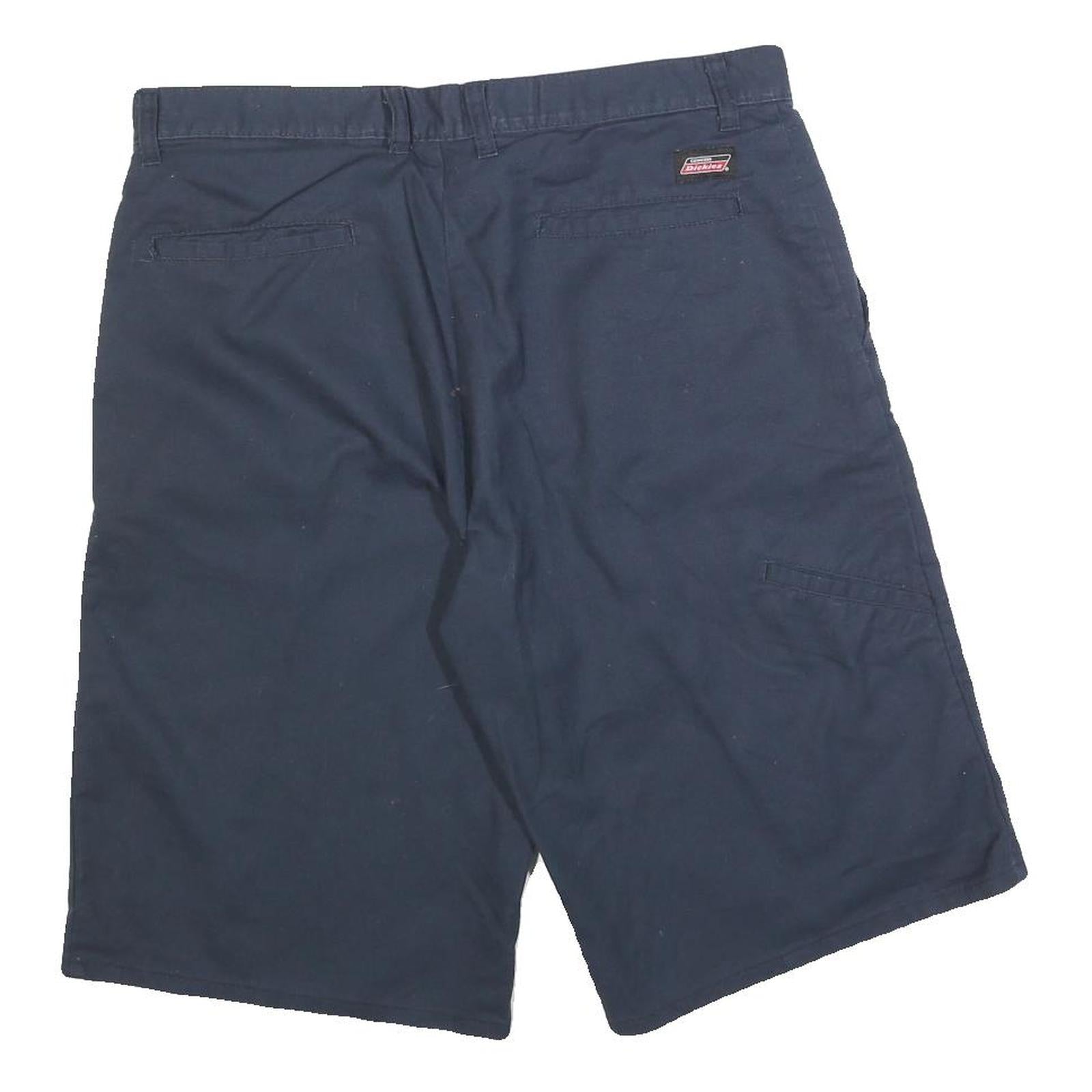 DICKIES Mens Shorts Navy Blue Casual L W34 Workwear Cotton Blend