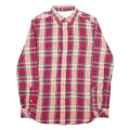 DIESEL Womens Shirt Red Check Long Sleeve S