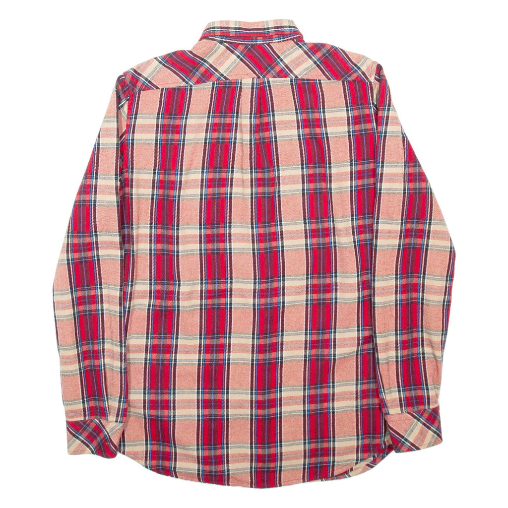DIESEL Womens Shirt Red Check Long Sleeve S