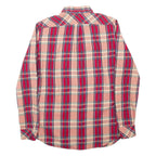 DIESEL Womens Shirt Red Check Long Sleeve S