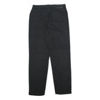 CALVIN KLEIN JEANS Mens Black Relaxed Straight Denim Medium W36 L34 Cotton Zip