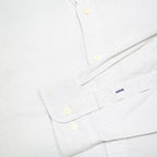 TOMMY HILFIGER Mens White Shirt XL Cotton Blend Button Down Collar Long Sleeve