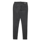 LEVI'S 710 Womens Slim Black Denim Raw W28 L29 Stretch Skinny Jeans
