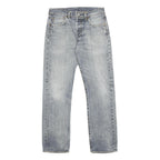 LEVI'S 501 Mens Jeans Blue Regular Straight Denim Medium W31 L32 Classic Button