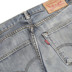 LEVI'S 501 Mens Jeans Blue Regular Straight Denim Medium W31 L32 Classic Button