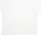 LEVI'S Mens White XL T-Shirt Short Sleeve V-Neck Plain Cotton Casual