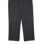 DICKIES Mens Cotton Blend Black Regular Straight Trousers W31 L31 Classic