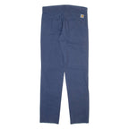 CARHARTT Mens Trousers Blue Slim Straight W31 L34