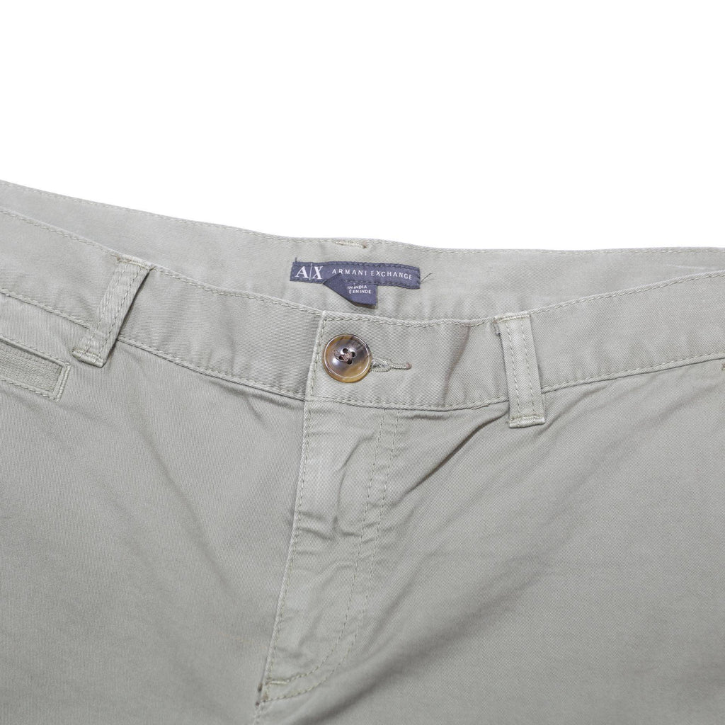 ARMANI EXCHANGE Womens Shorts Beige Casual Plain M W32 Summer Lightweight