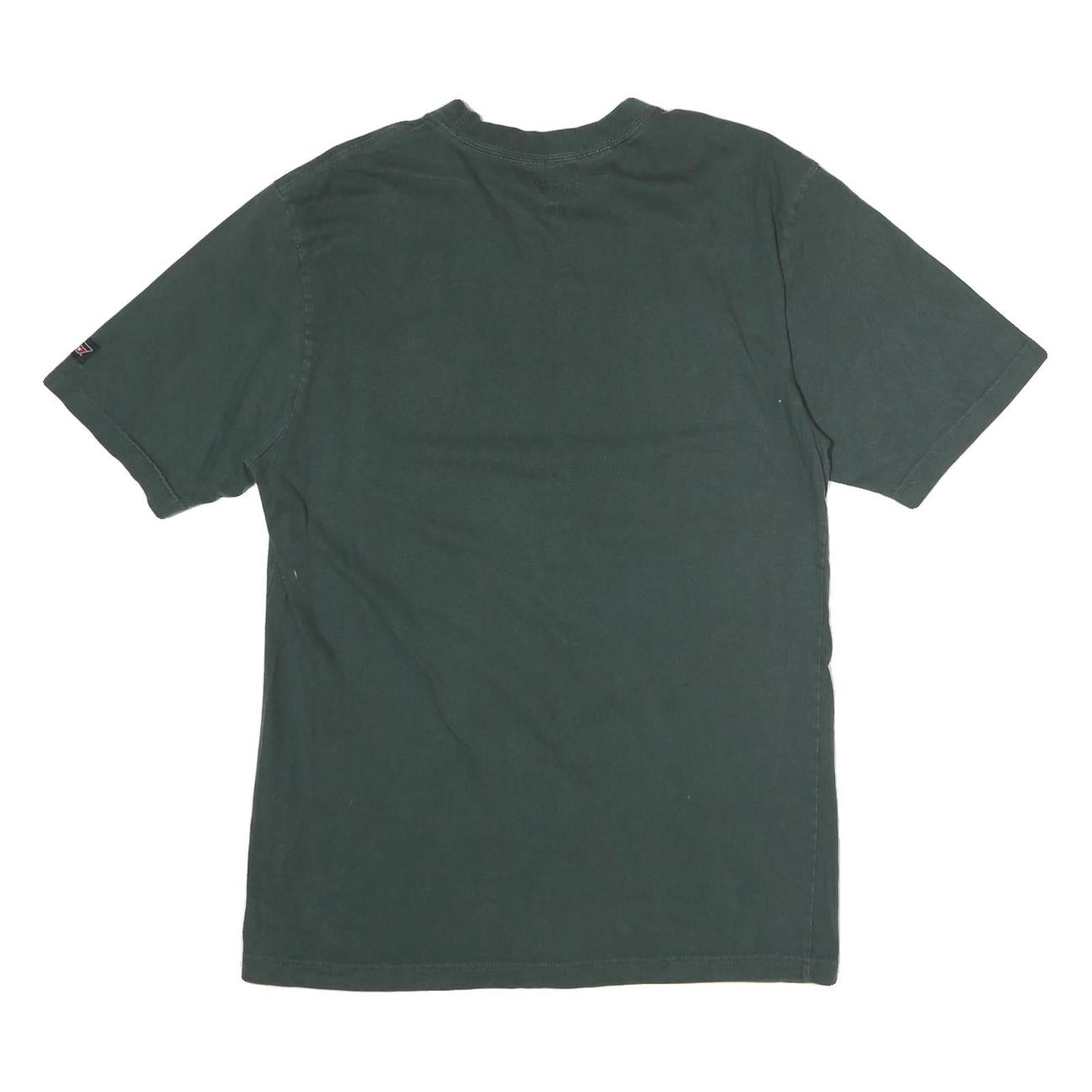 DICKIES Mens Green T-Shirt M Short Sleeve Crew Neck Pocket Workwear Casual