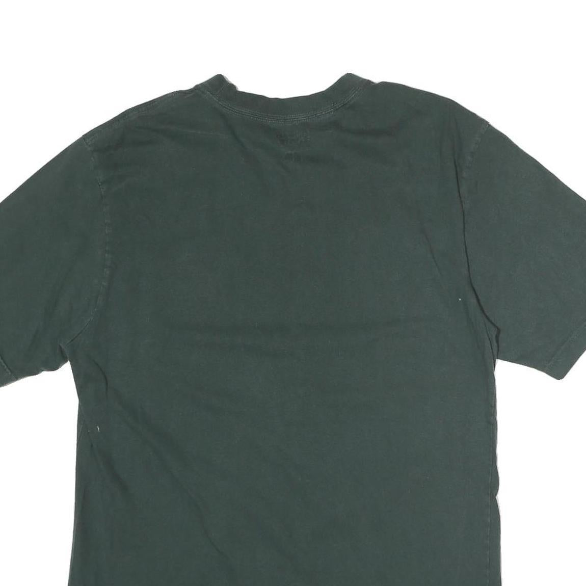DICKIES Mens Green T-Shirt M Short Sleeve Crew Neck Pocket Workwear Casual