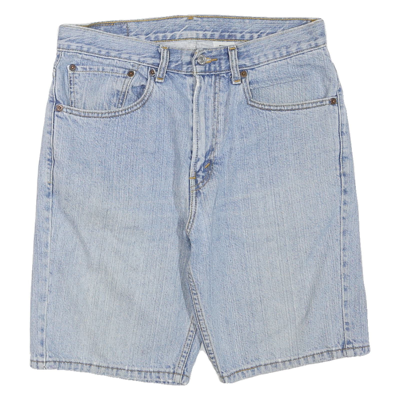 LEVI'S Mens Shorts Blue Denim Regular Fit M W32 Casual Classic Cotton Blend