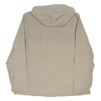 THE NORTH FACE Womens Cream Jacket XL Polyester Blend Plain Zip Hooded Outdoor