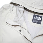 THE NORTH FACE Womens Cream Jacket XL Polyester Blend Plain Zip Hooded Outdoor