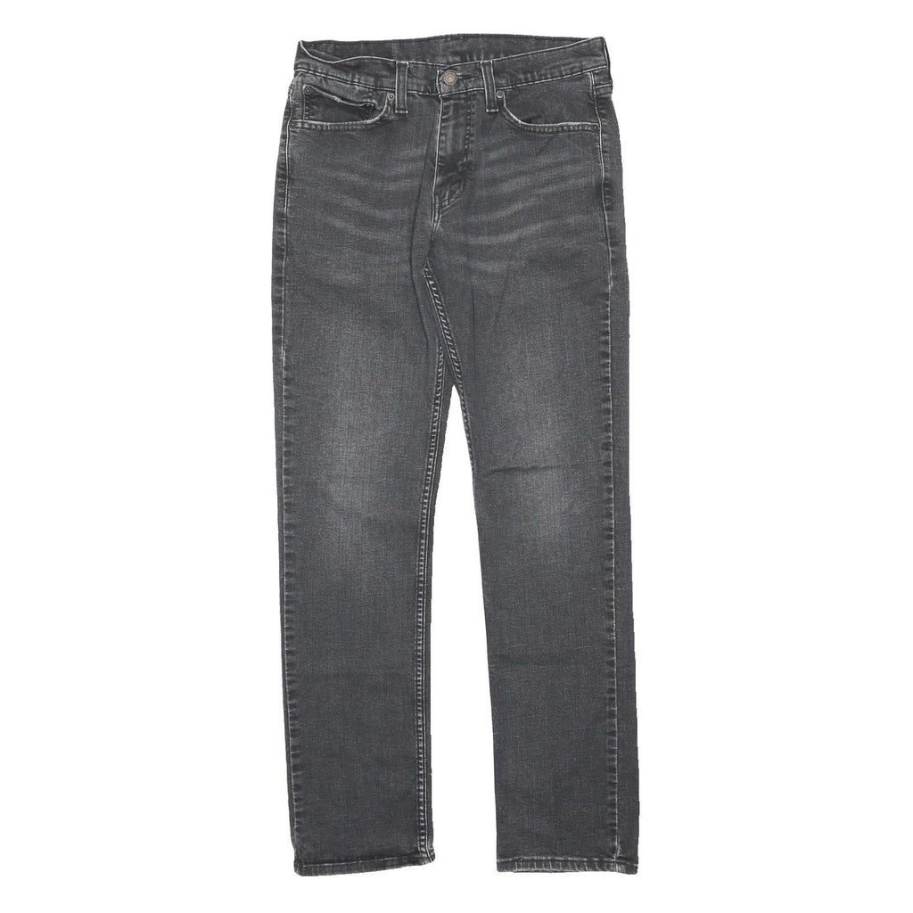 LEVI'S 511 Slim Mens Jeans Black Regular Skinny Denim Medium W31 L32 Zip