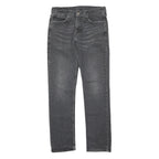 LEVI'S 511 Slim Mens Jeans Black Regular Skinny Denim Medium W31 L32 Zip