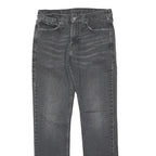 LEVI'S 511 Slim Mens Jeans Black Regular Skinny Denim Medium W31 L32 Zip