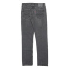 LEVI'S 511 Slim Mens Jeans Black Regular Skinny Denim Medium W31 L32 Zip