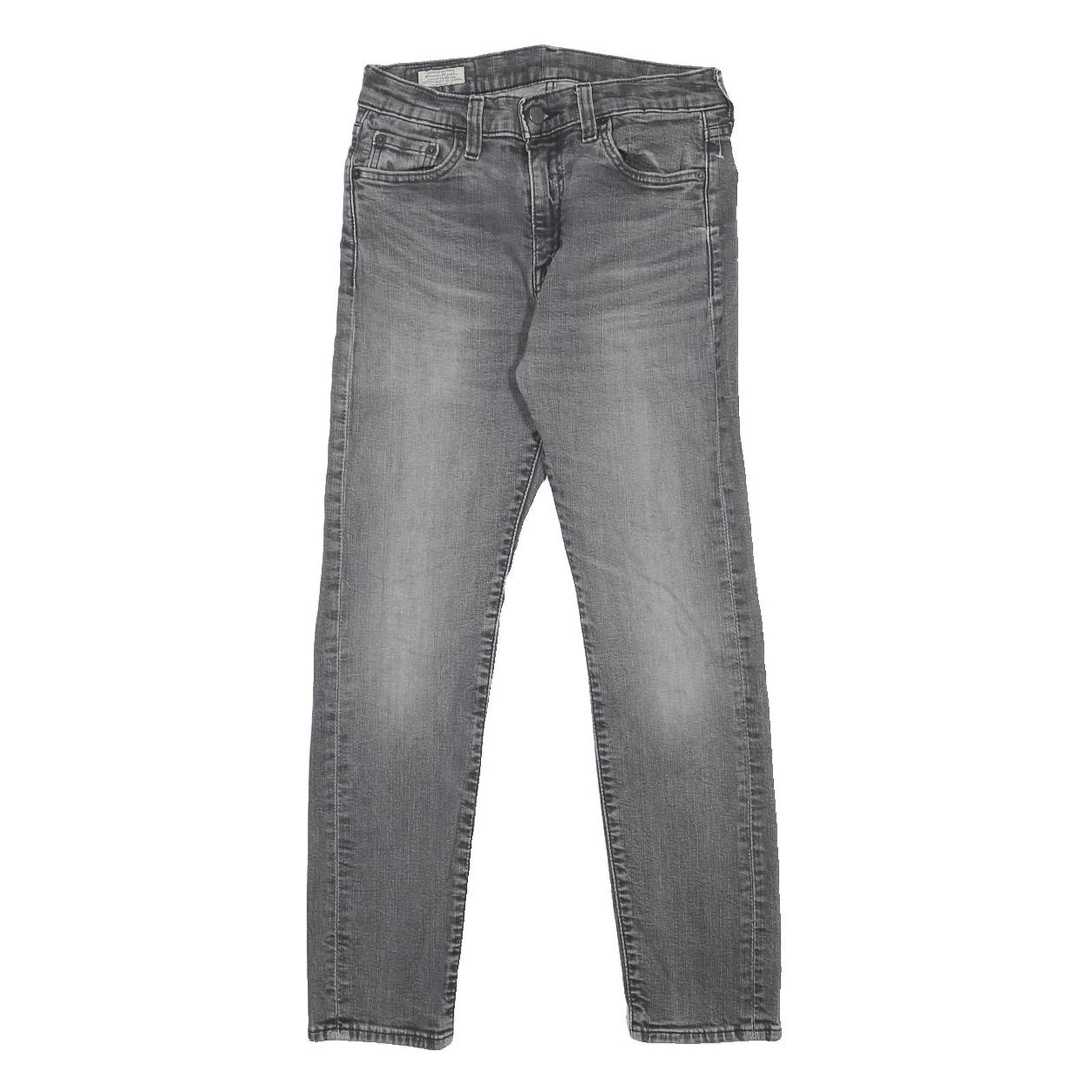 LEVI'S 510 Big E Mens Slim Grey Denim Medium W27 L27 Slim Fit Jeans