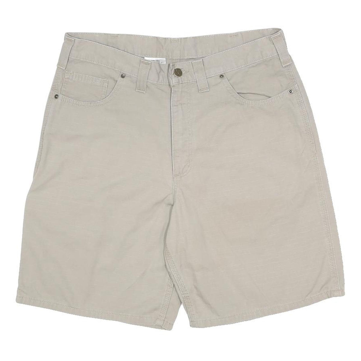 CARHARTT Mens Shorts Beige Casual Plain M W33 Durable Cotton Workwear