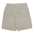 CARHARTT Mens Shorts Beige Casual Plain M W33 Durable Cotton Workwear