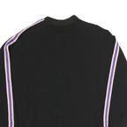 ZARA Womens Black Jacket L Polyester Blend Plain Zip Bomber Style Casual