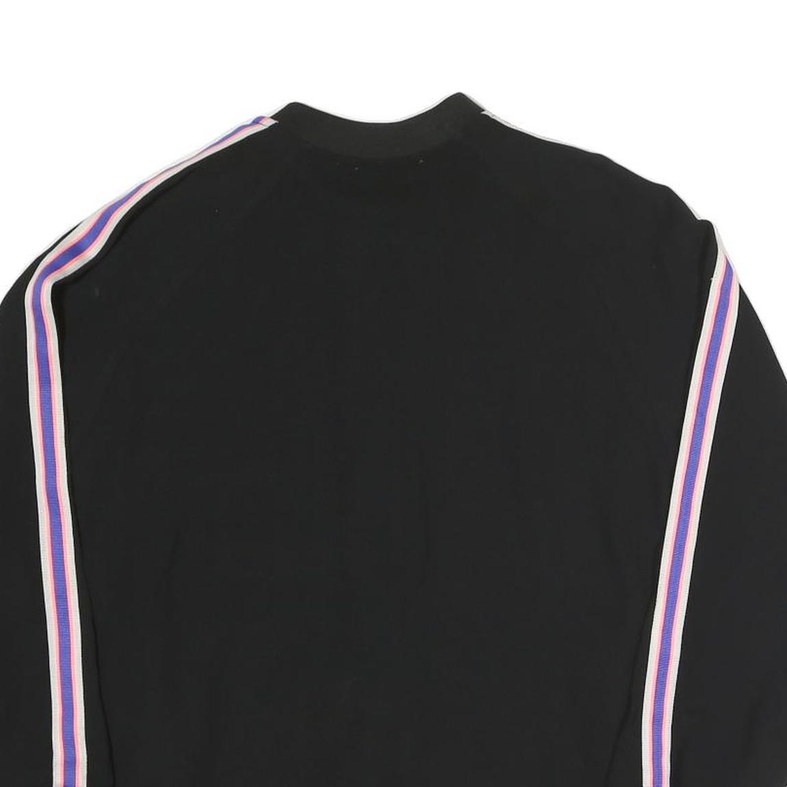 ZARA Womens Black Jacket L Polyester Blend Plain Zip Bomber Style Casual