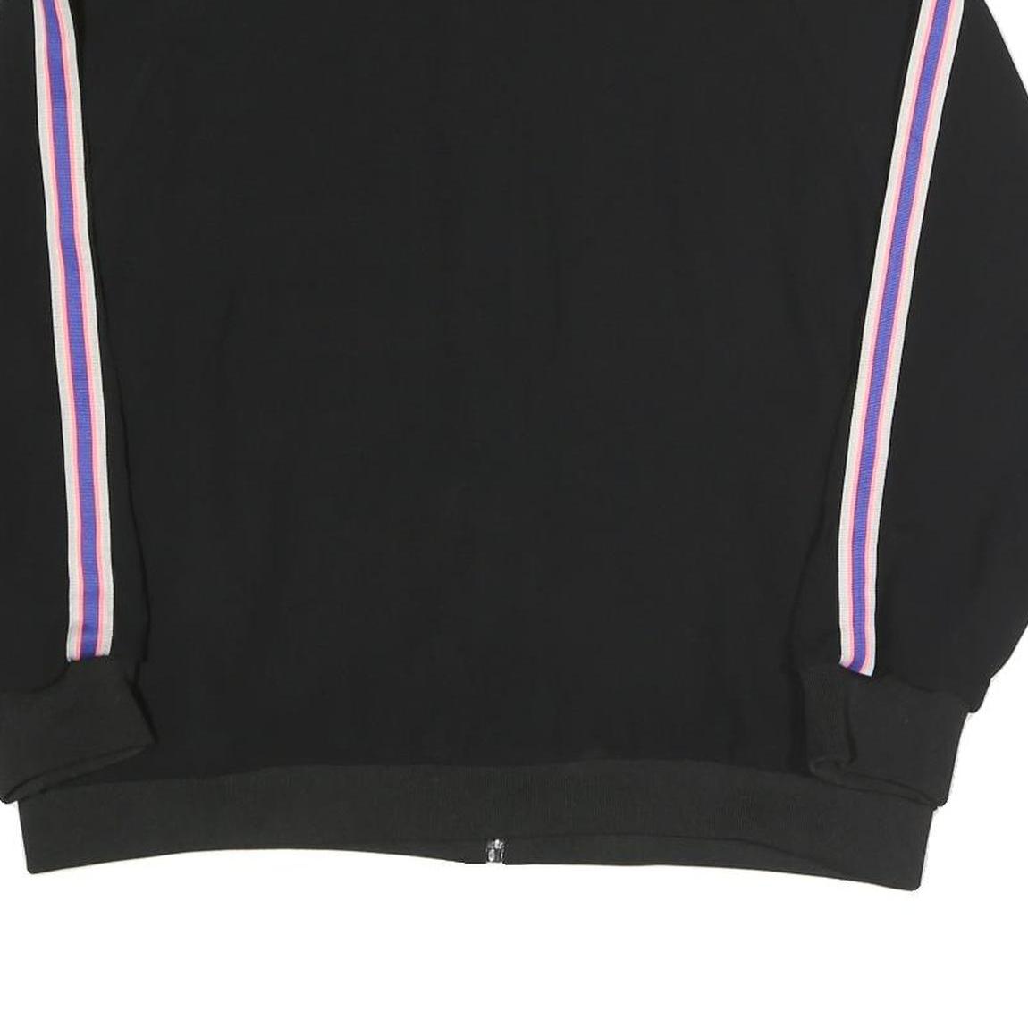 ZARA Womens Black Jacket L Polyester Blend Plain Zip Bomber Style Casual