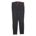 GUESS Womens Jeans Black Slim Skinny Denim W28 L28 Classic Cotton Blend Zip
