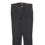 GUESS Womens Jeans Black Slim Skinny Denim W28 L28 Classic Cotton Blend Zip