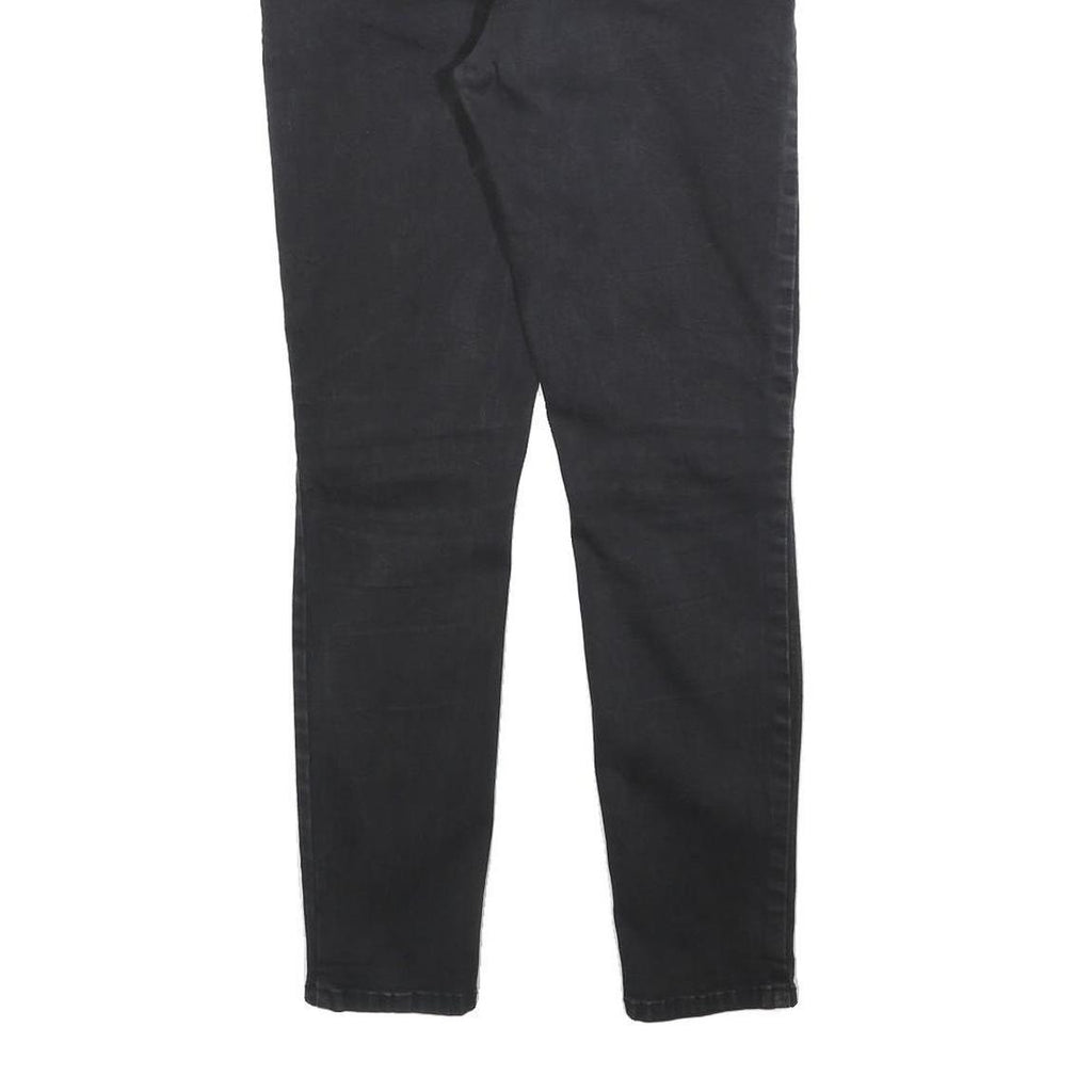 GUESS Womens Jeans Black Slim Skinny Denim W28 L28 Classic Cotton Blend Zip