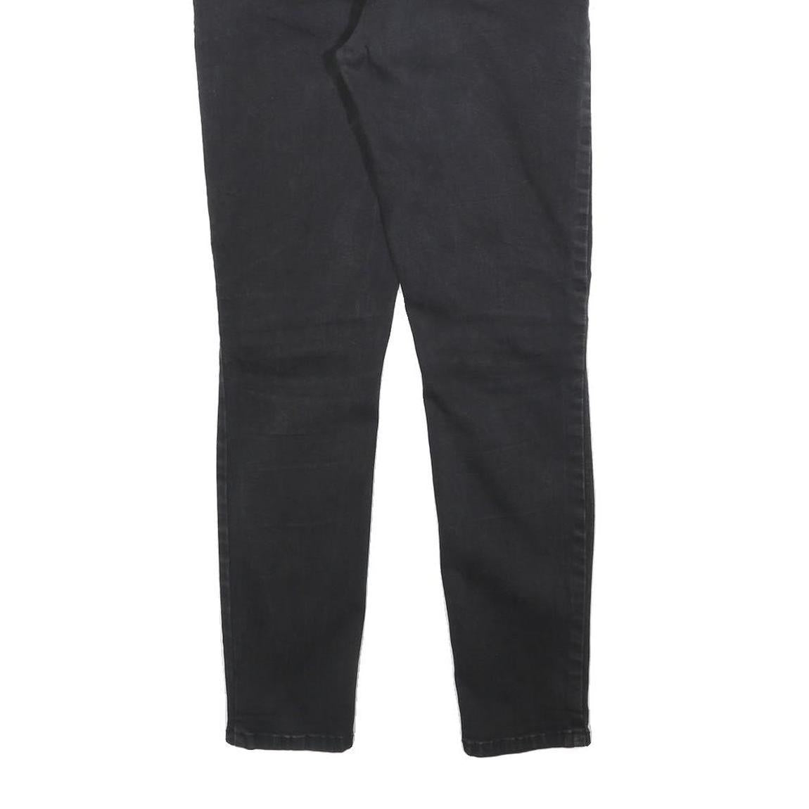 GUESS Womens Jeans Black Slim Skinny Denim W28 L28 Classic Cotton Blend Zip