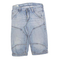MUSTANG Mens Denim Blue Casual Shorts M W32 Cotton Blend Relaxed Fit