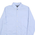 JAEGER Mens Blue Shirt S Button-Down Collar Long Sleeve Cotton Blend Classic