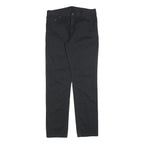 CARHARTT Mens Cotton Blend Black Slim Straight Trousers W31 L32 Workwear Casual