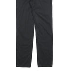 CARHARTT Mens Cotton Blend Black Slim Straight Trousers W31 L32 Workwear Casual