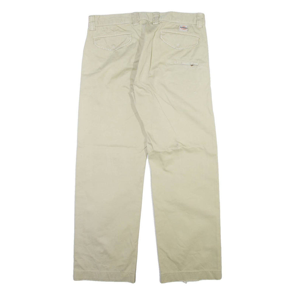 MASONS Mens Trousers Cream Regular Straight W34 L30