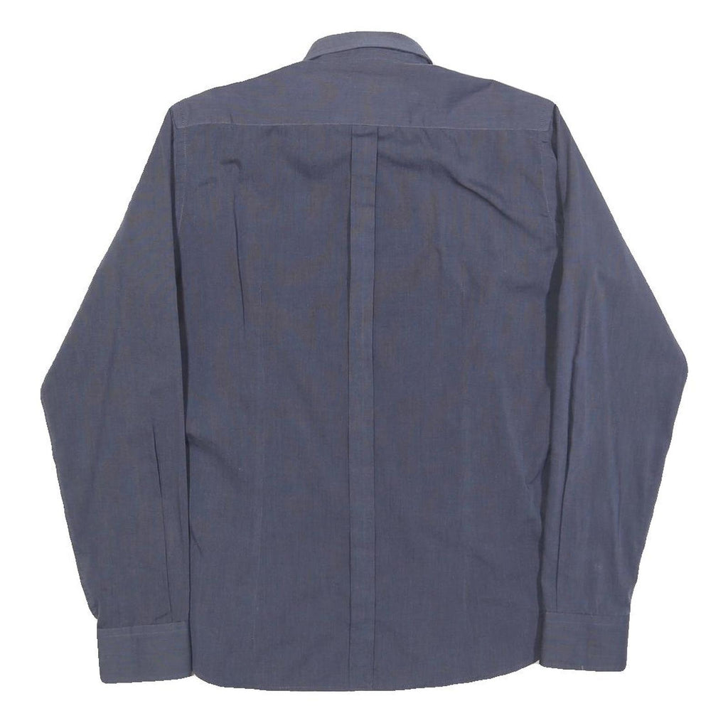 SONNYBONO Mens Blue Shirt M Cotton Blend Long Sleeve Button Collar Casual Smart
