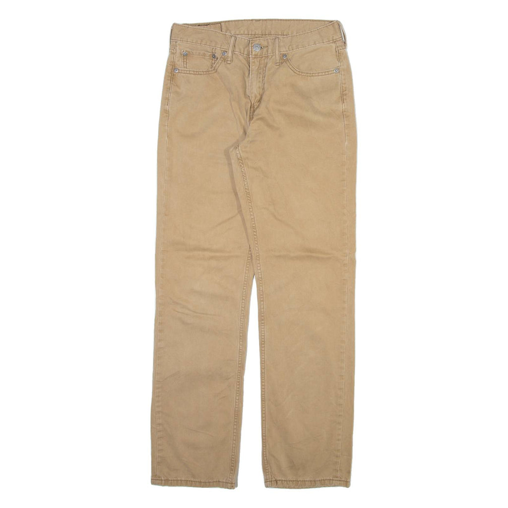 LEVI'S 514 Mens Trousers Beige Slim Straight W30 L32