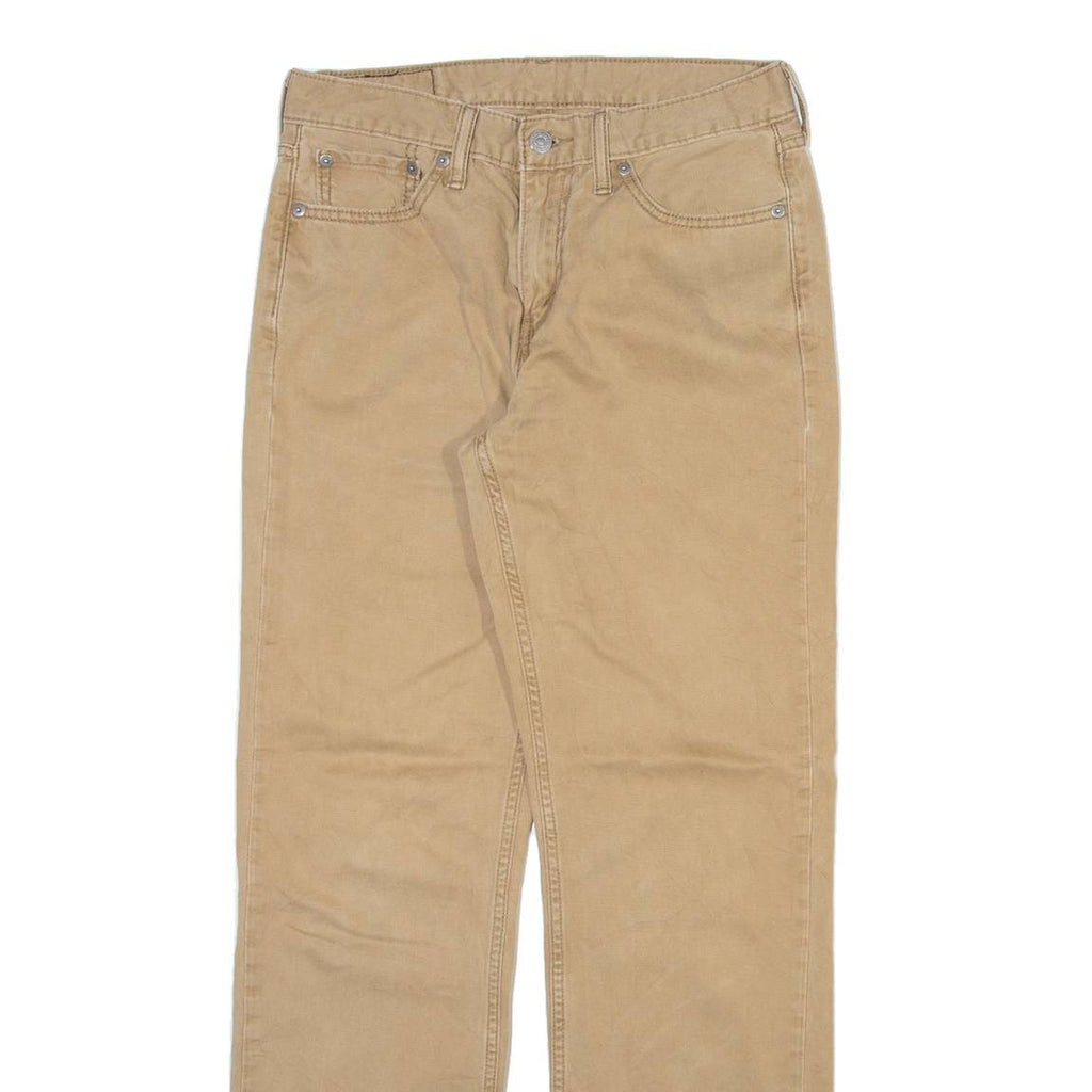 LEVI'S 514 Mens Trousers Beige Slim Straight W30 L32